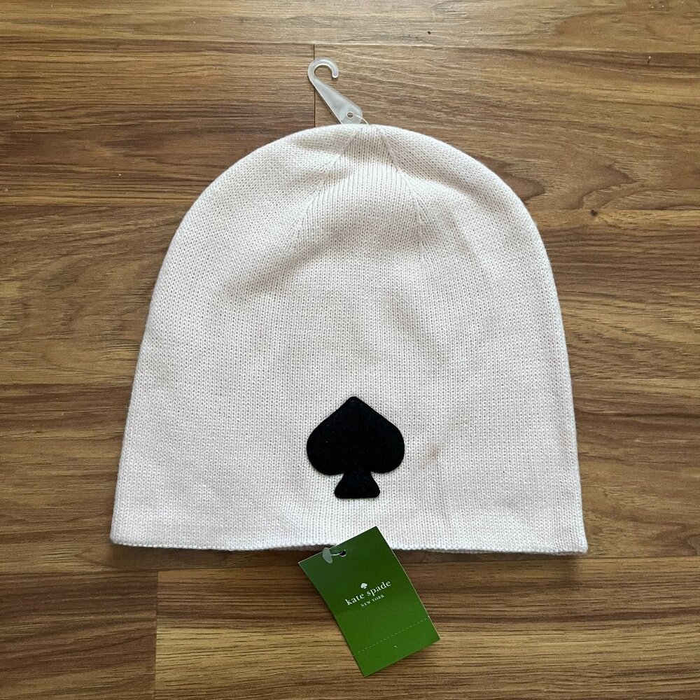 Kate Spade Light Pink Knit Beanie | NWT | Soft Winter Hat OS